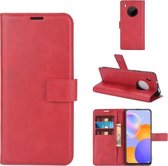 Voor Huawei Y9A / Enjoy 20 Plus Retro Kalfspatroon Gesp Horizontale Flip Leren Case met Houder & Kaartsleuven & Portemonnee (Rood)