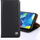 Voor Samsung Galaxy S9 + niet-magnetische retro textuur horizontale flip lederen tas met houder & kaartsleuven & portemonnee (zwart)