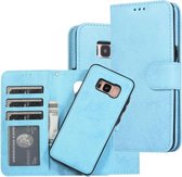 Voor Samsung Galaxy S8 Retro 2 in 1 afneembare magnetische horizontale flip TPU + PU lederen tas met houder & kaartsleuven & fotolijst & portemonnee (hemelsblauw)