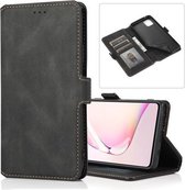 Voor Samsung Galaxy Note 10 Lite Retro Magnetische Sluiting Horizontale Flip Leren Case met Houder & Kaartsleuven & Fotolijst & Portemonnee (Zwart)