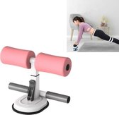 Taille-reductie en buik Fitnessapparatuur voor binnen Home Abdominal Crunch Assist Device (White Peach)