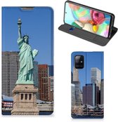 Beschermhoesje met foto Geschikt voor Samsung Galaxy A71 Smart Cover Vrijheidsbeeld