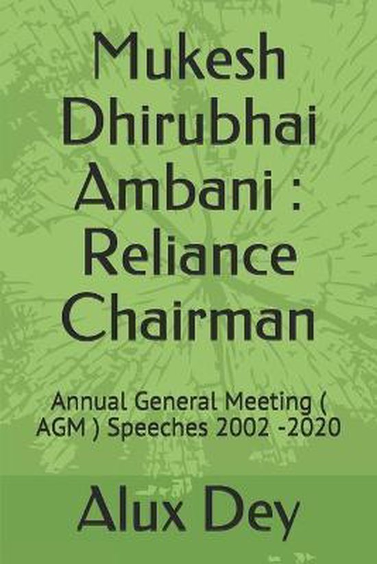 Mukesh Dhirubhai Ambani - cover