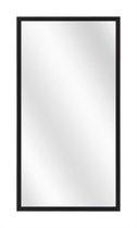 Spiegel met Luxe Aluminium Lijst - Mat Zwart - 40 x 120 cm