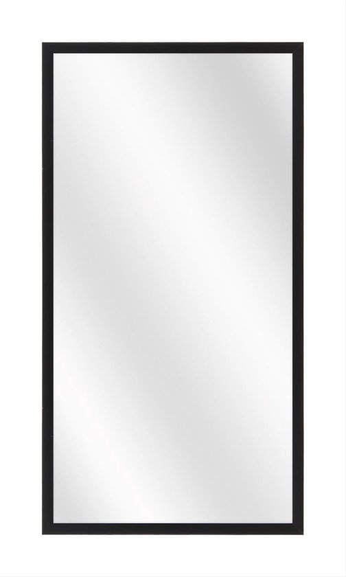 Kritiek scannen Schuldig Spiegel met Luxe Aluminium Lijst - Mat Zwart - 40 x 120 cm | bol.com
