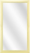 Spiegel met Luxe Aluminium Lijst - Mat Goud - 40 x 120 cm