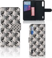 Wallet Book Case Xiaomi Mi A3 Smartphone Hoesje Salamander Grey