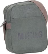 Mustang ® Tivoli - Schoudertas - Crossbody tas - A5 - Sporttas - Waterafstotend - Nylon - Grijs