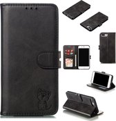 Leren beschermhoes voor iPhone 6 Plus & 6s Plus (zwart)