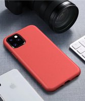 Starry Series schokbestendig rietje + TPU beschermhoes voor iPhone 11 Pro Max (rood)