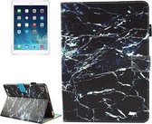 Voor iPad mini 4 / mini 3 / mini 2 / mini Universeel Zwart Marmer Patroon Horizontale Flip Leren Beschermhoes met Houder & Kaartsleuven & Slaap