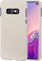 GOOSPERY SOFT FEELING Vloeibare TPU Drop-proof Soft Case voor Galaxy S10e (Beige)