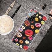 Voor Xiaomi Mi 10T Pro 5G schokbestendig geverfd transparant TPU beschermhoes (donuts)