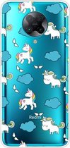 Voor Xiaomi Redmi K30 Pro schokbestendig geverfd transparant TPU beschermhoes (Clound Horse)