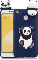 Voor Xiaomi Redmi 4X 3D Cartoon patroon schokbestendig TPU beschermhoes (Panda)