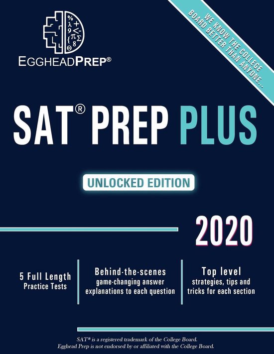 Sat Prep plus: Unlocked Edition 2022 - 5 Full Length Practic ... - cover