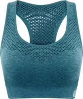 Dare2b - Dont Sweat It Sportbeha - Blauw/Wit - Maat S