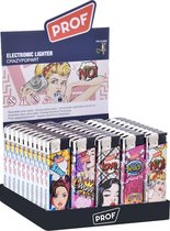 Aanstekers - Lighters - Prof - 50 stuks – Crazy Popart