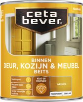 CetaBever Binnen Deur, Kozijn & Meubel Beits - Zijdeglans - Grenen - 750 ml