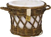 Cachepot Rattan Open Weave M