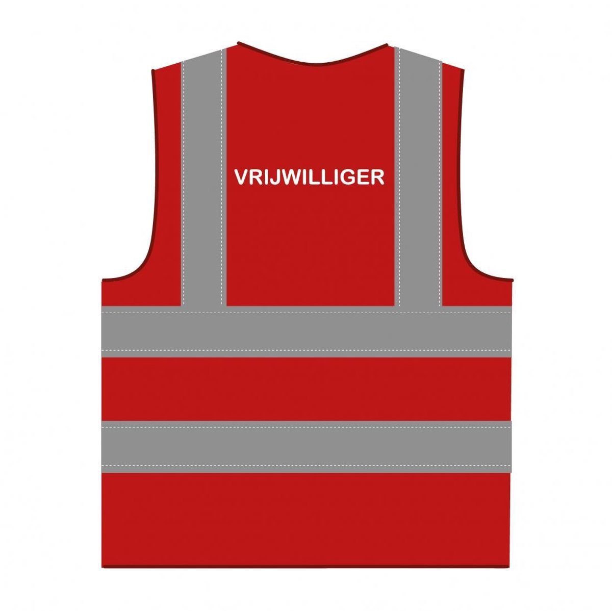Vrijwilliger hesje RWS rood