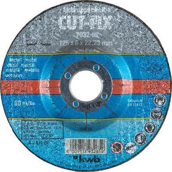 Kwb Fiberschleifscheibe Korn 24 Cut-Fix Sparpack 5 Stück – 115 X 22 Mm Für Winkelschleifer