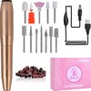 Bella Vee Nagelfrees - Elektrische Nagelvijl - 22000 RPM - 12 Nagelfrees Bitjes en 60 Schuurrolletjes - Manicure Apparaat - Pedicure Set