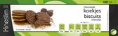 Kineslim Koekjes Chocolade – Afvallen – Proteïnerijk tussendoortje – 3x4 koekjes