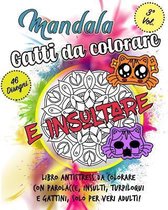 Mandala gatti da colorare