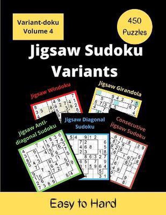 Jigsaw Sudoku Variants Somatomint 9798651933167 Boeken 2826