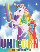 Unicorn Coloring Book For Kids Ages 4-8