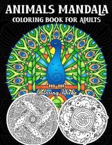 Animals Mandala Coloring Book for Adults