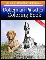 Doberman Pinscher Coloring Book For Adults Relaxation 50 pictures