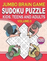 Jumbo Brain Game Sudoku Puzzle Kids, Teens and Adults Volume-3