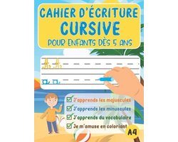 Cahier d'écriture cursive pour enfant