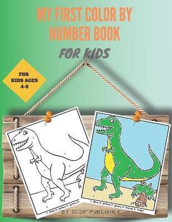 My First Color by Number Book for Kids Ages 4-8