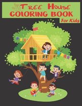 Tree House Coloring Book For Kids