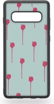 Pink paint splashes Telefoonhoesje - Samsung Galaxy S10+