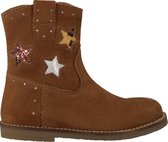 Omoda Meisjes Enkellaarsjes Om120626 - Cognac - Maat 23