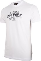 Cavallaro Napoli - Heren T-Shirt - Solemio - Wit - Maat L