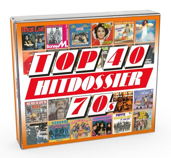 CD cover van Top 40 Hitdossier - 70S van Top 40