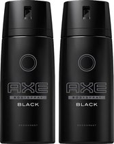 AXE Black Deodorant - 2 x 150 ml - Voordeelverpakking