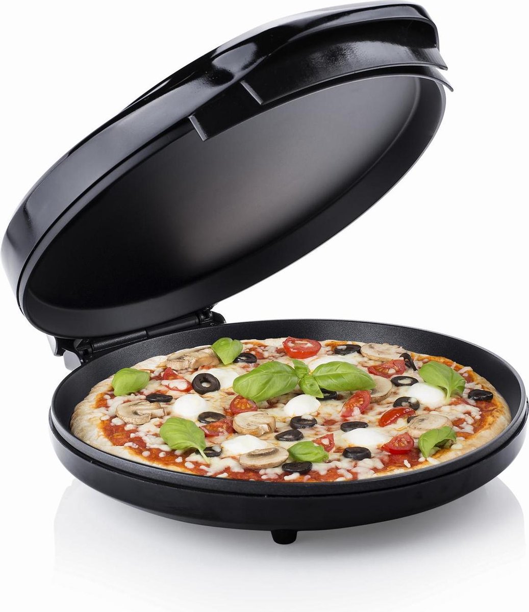 Nonna elektrische pizzaoven 1200W - Pizza oven - Pizzamaker - Ø30cm - Zwart