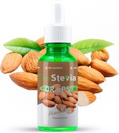 Stevia drops almond - 50ml druppelflesje - Zoetstof - Suiker vervanger - Purestevia