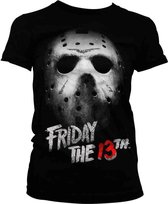 Friday The 13th Dames Tshirt -L- Friday The 13th Zwart