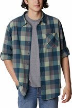 Columbia Triple Canyon LS Shirt - City Grey Grid - Heren - Maat M
