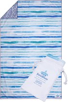 SooBluu - Sneldrogende handdoek reishanddoek strandlaken - Duurzaam gemaakt van gerecycled plastic (rPET) tot microvezel handdoek  -  dames en heren - compact lichtgewicht dun badl