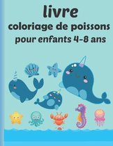 livre coloriage de poissons pour enfants 4-8 ans