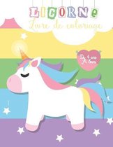 Licorne livre de coloriage: : Licorne livre de coloriage