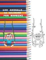 100 Animali da colorare per bambini